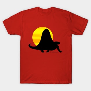 Dimetrodon Silhouette with Sun T-Shirt